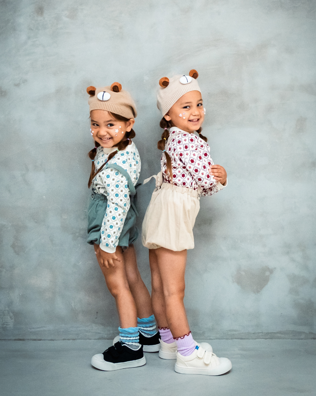 Bear knit beret [A299]