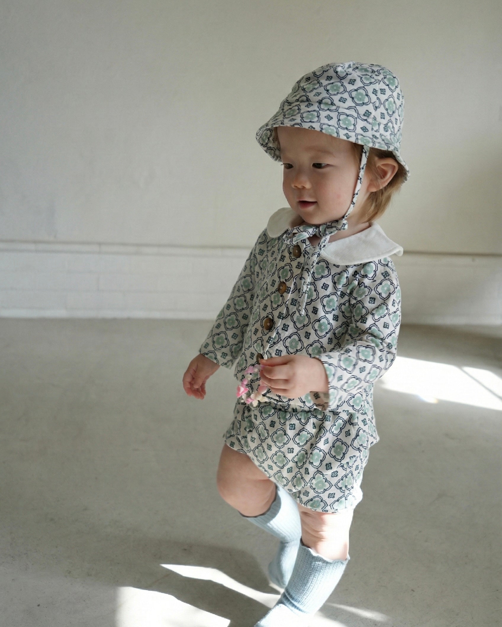 Vintage Pattern Round Collar Set up【110054】