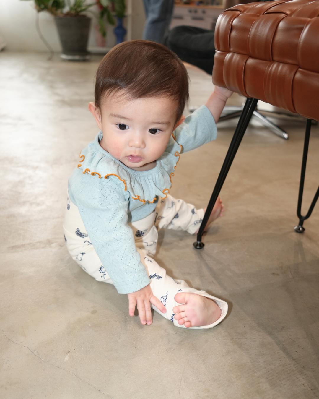 Illustrated Baby High Waist Pants【110132】