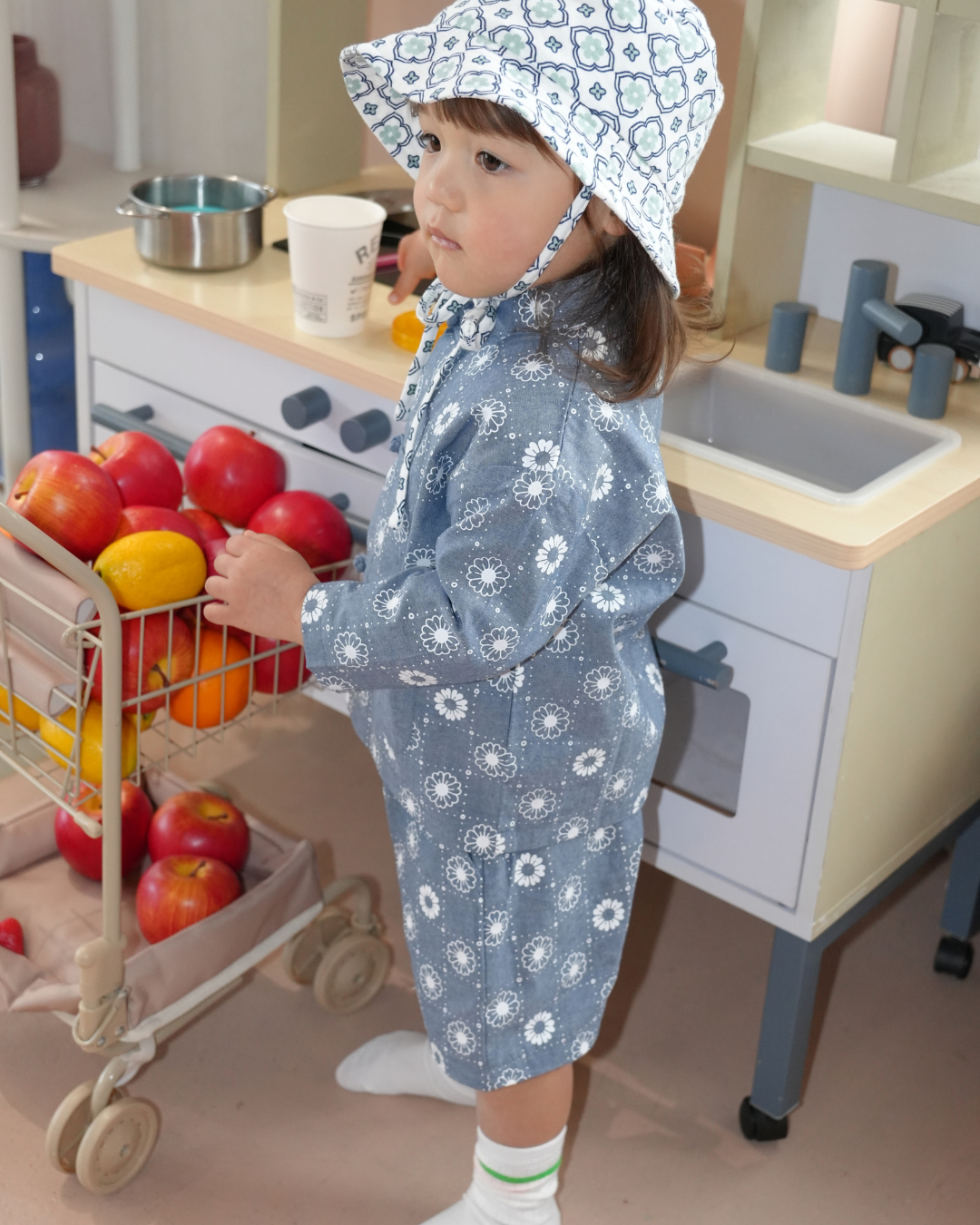 Daisy Denim Style Half Pants【110209】