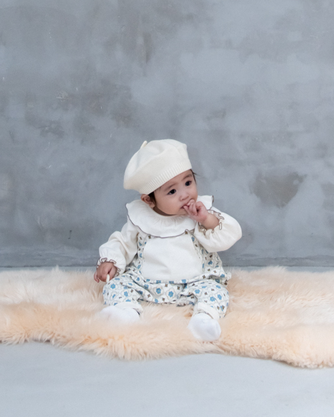 (Pre-order item) Vintage Tile Overalls (Fleece) [110081] 