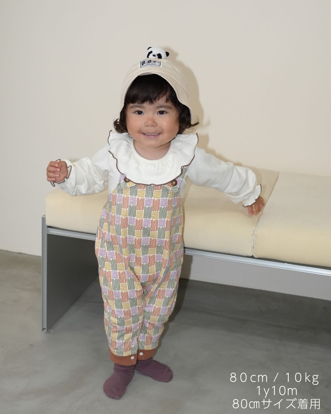 Hand-Drawn Stripe Overalls【110349】