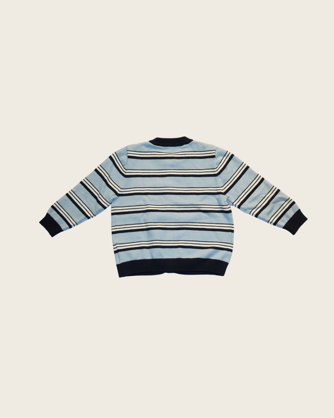 Striped Dog Cardigan【K289】