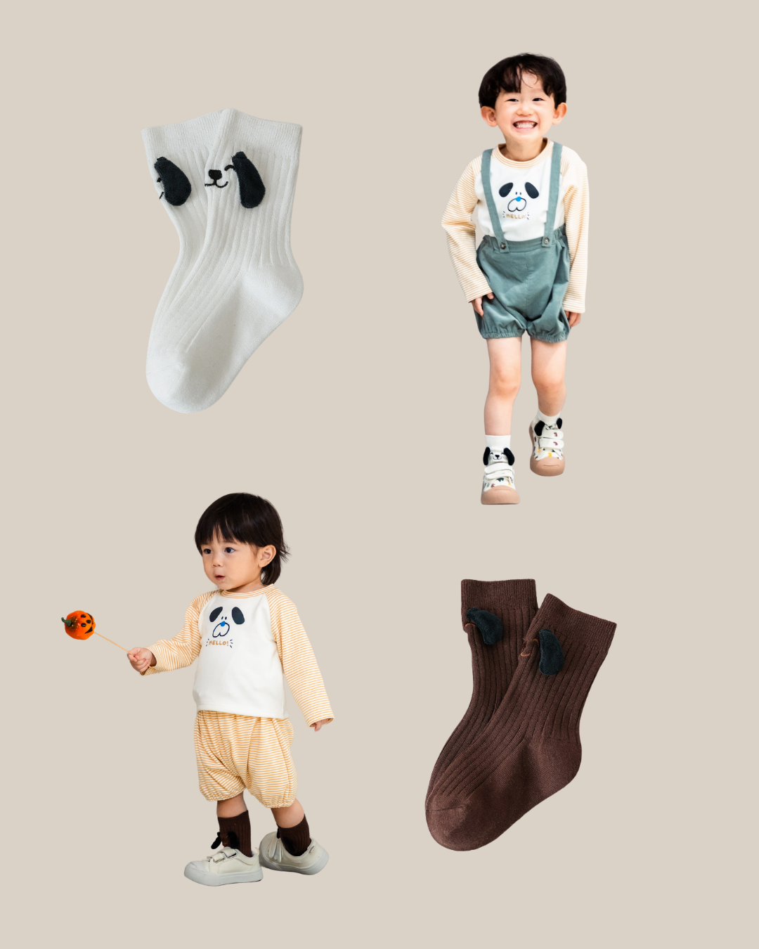 (予約商品)わんわんソックス【A301】