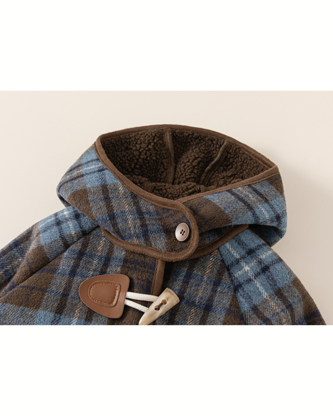 （pre-order）ブルーチェックダッフルコート【K282】