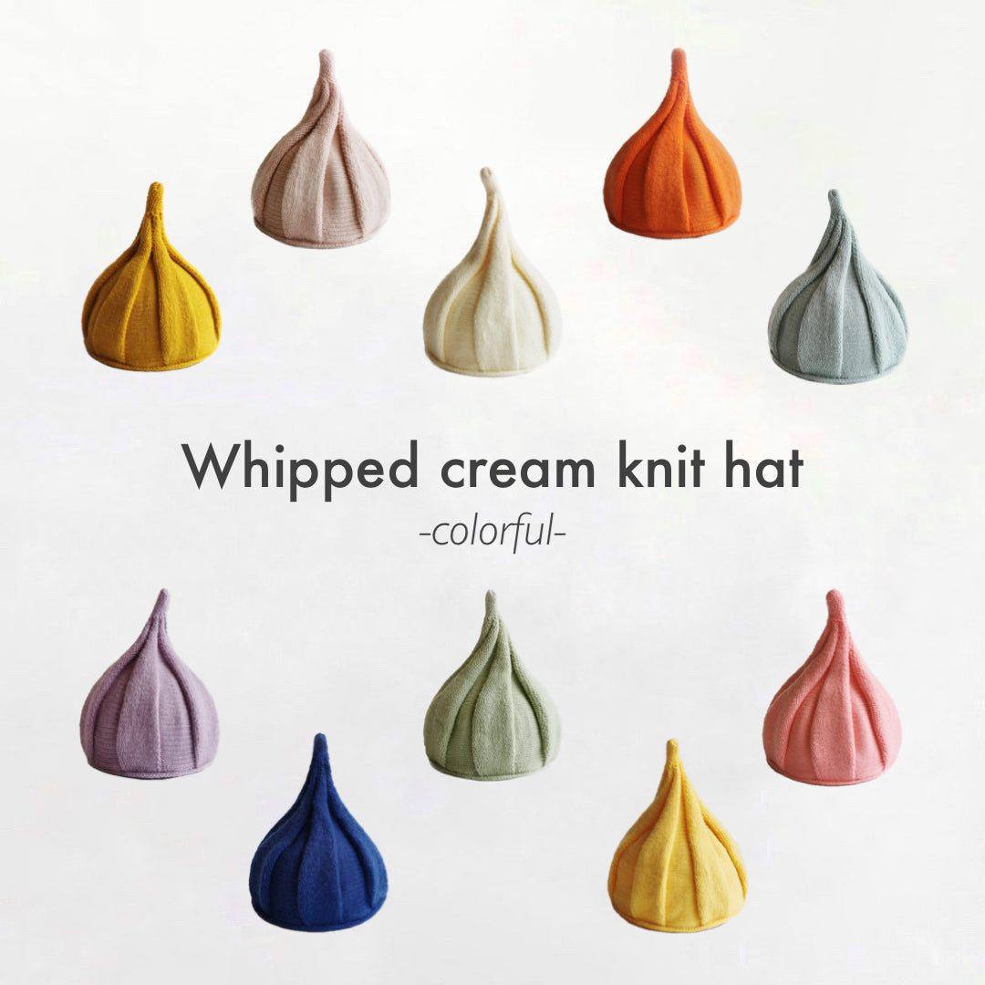 Whip knit hat (colorful) [A231] 