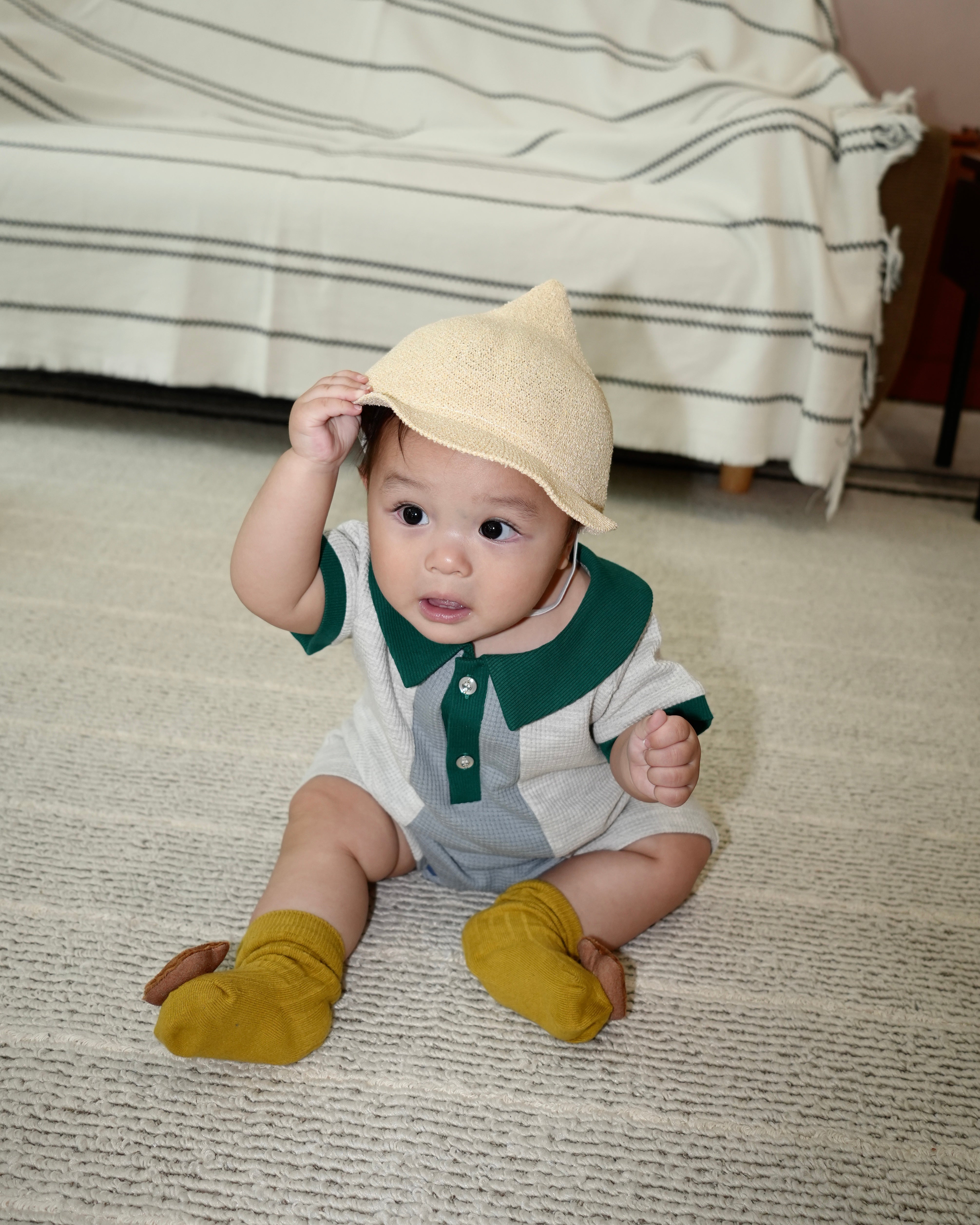 Pointed Straw Hat【SS202】