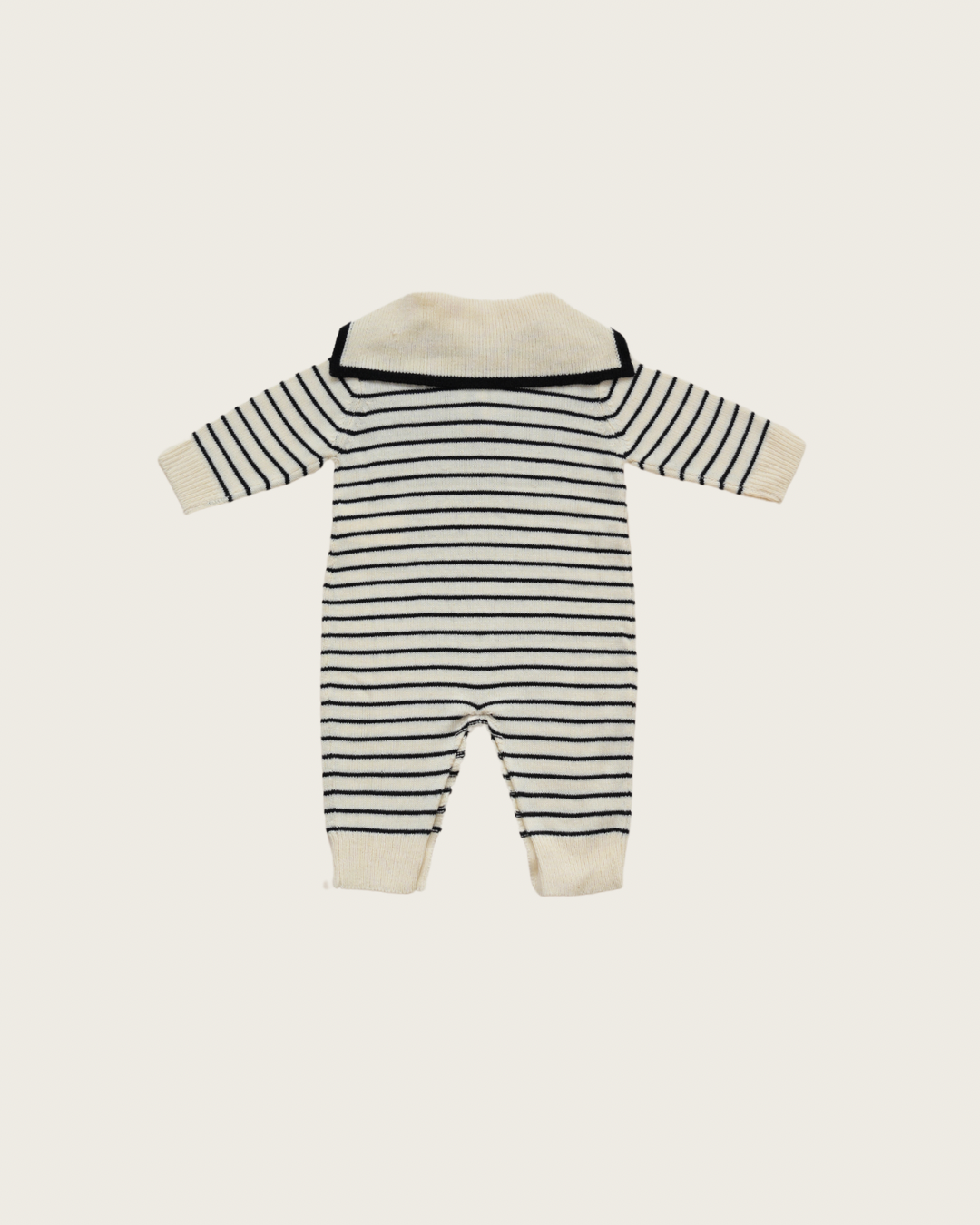 Sailor Collar Knit Cover All(border)