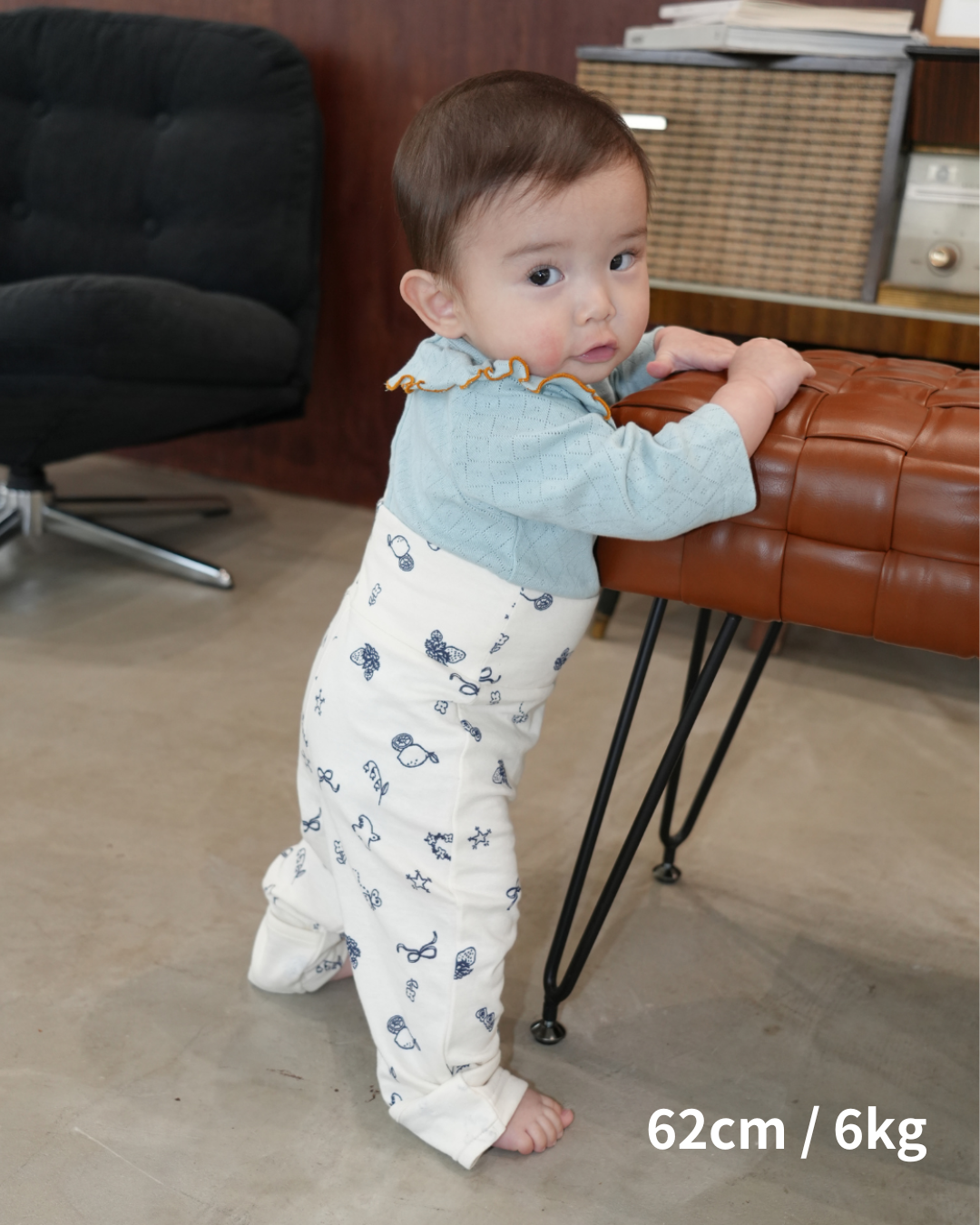 Illustrated Baby High Waist Pants【110132】