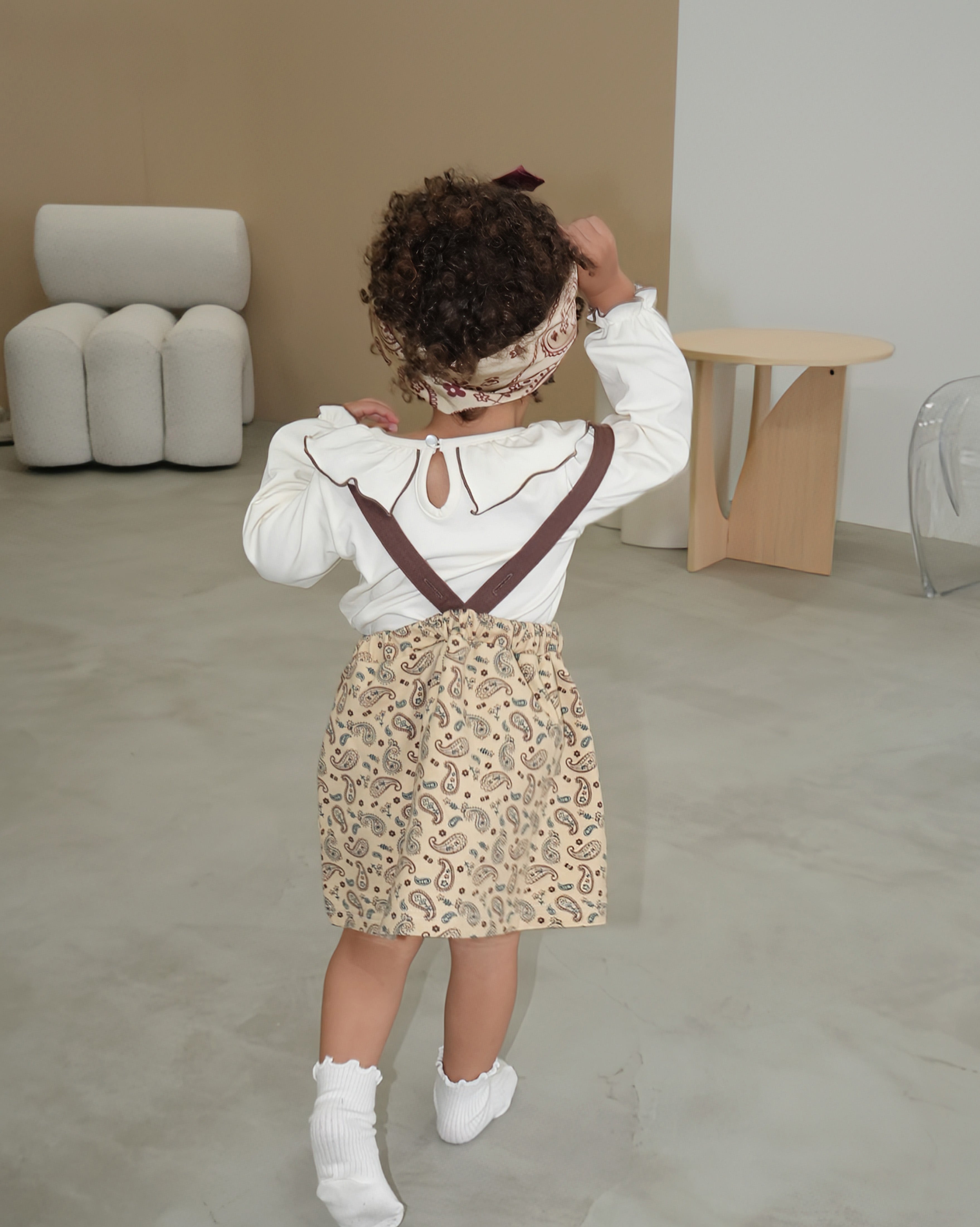 Frill Collar Merrow Top【110319】