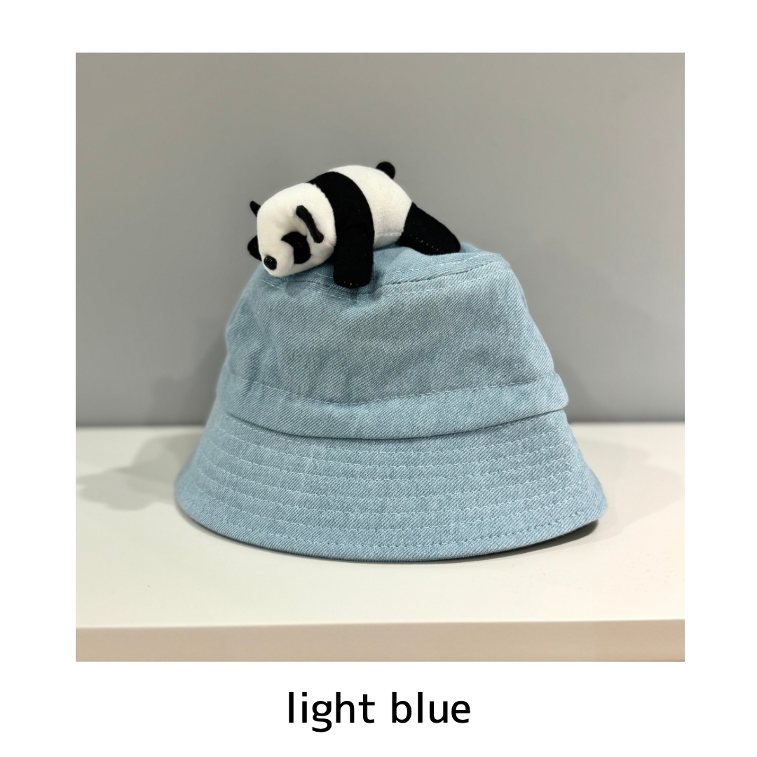 Panda denim bucket hat [A250]