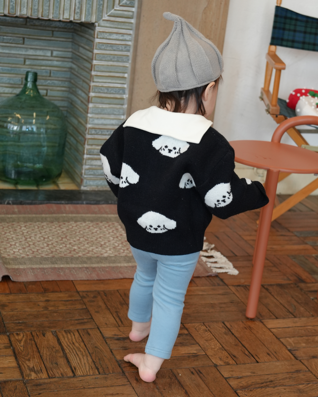 わんこニットカーディガン【K271】