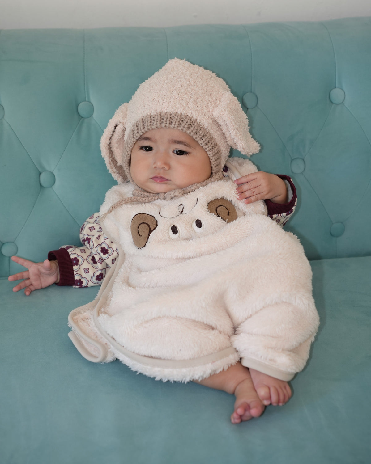 Rabbit Knit Bonnet【110643】