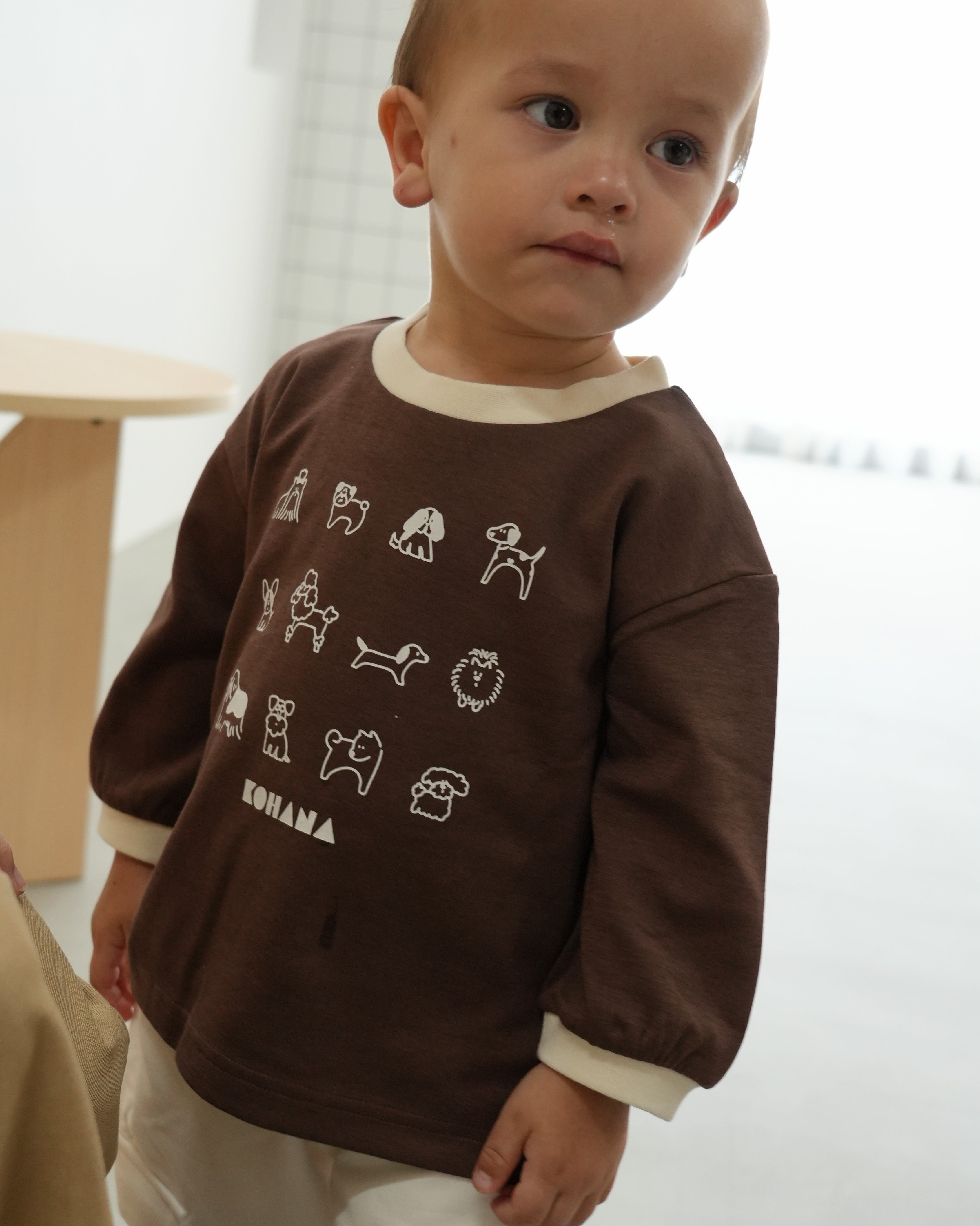 [110344] (Brown) Puppy T-shirt