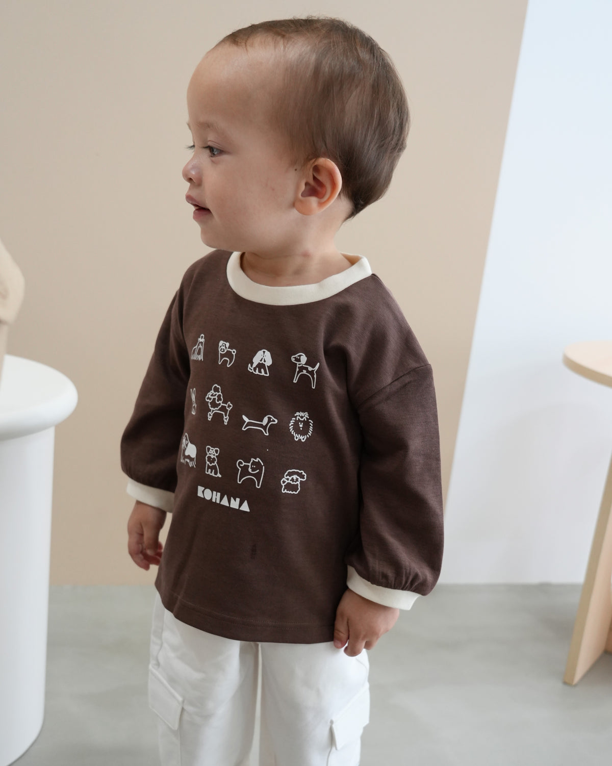 [110344] (Brown) Puppy T-shirt