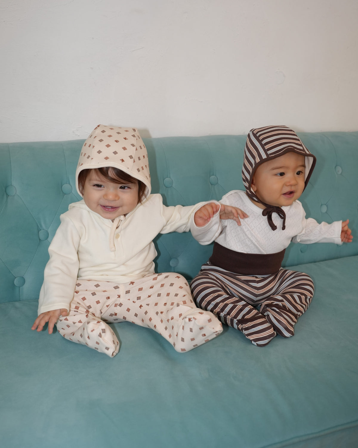All-Over Print Bonnet【110510】 (ivory)