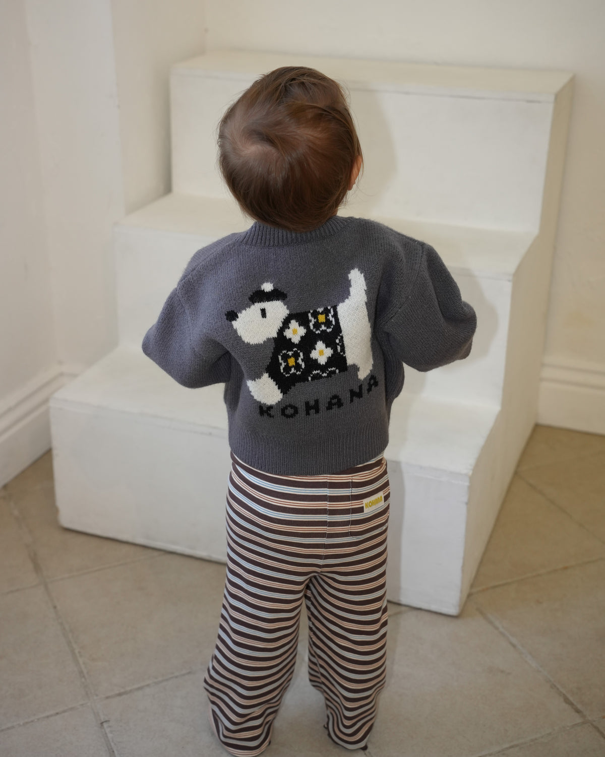 Little Dog Outing Knit Cardigan【110607】
