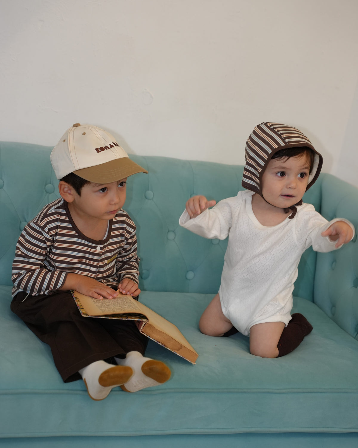 All-Over Print Bonnet【110510】 (brown)