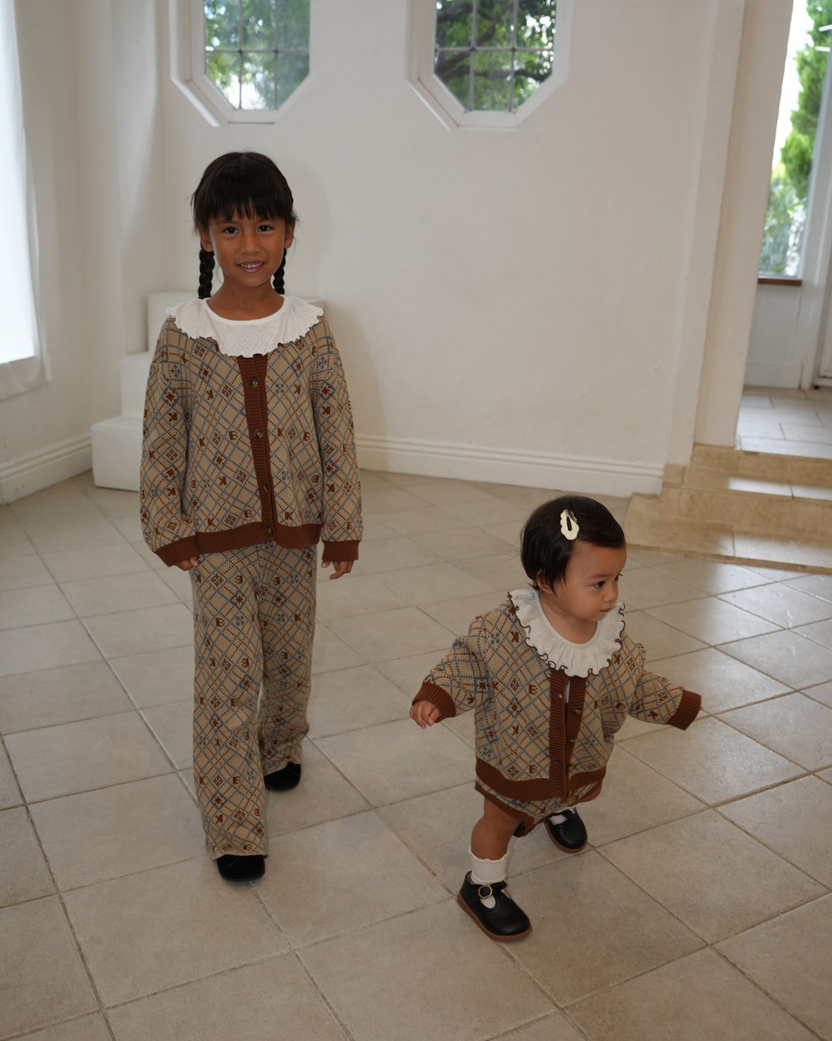 Pixel Art Knit Pants【110606】