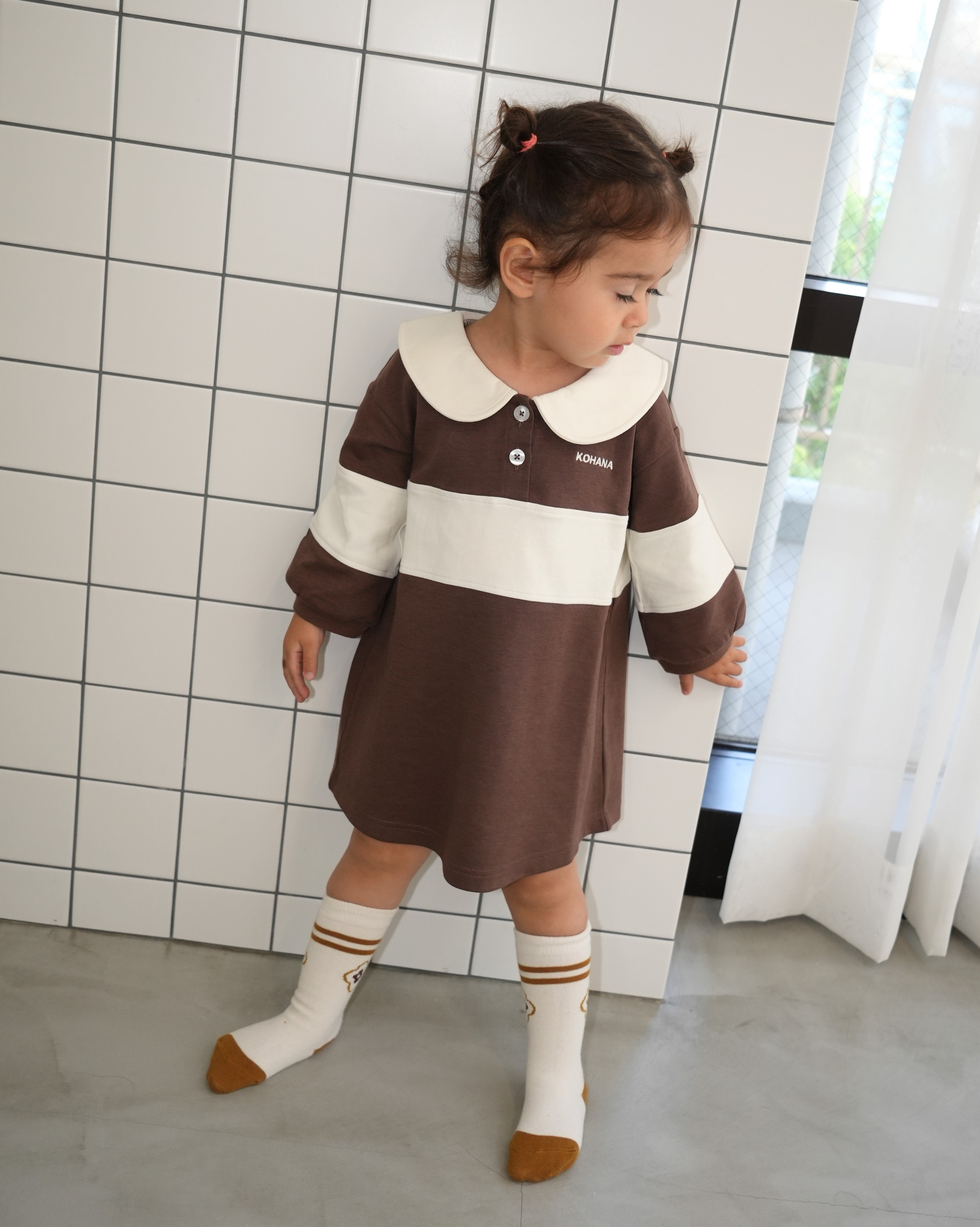 [110345] (brown) Rugby Dress