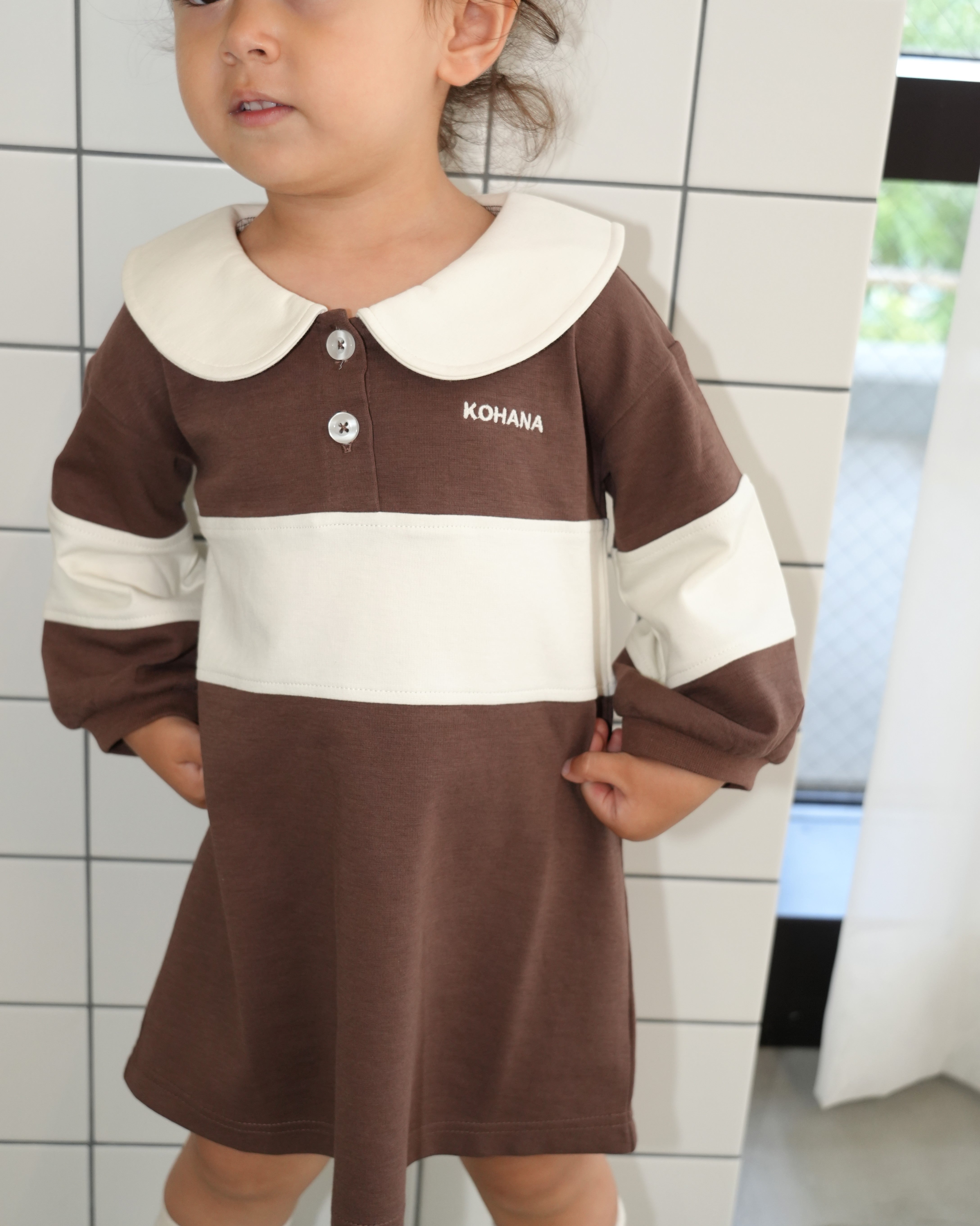 [110345] (brown) Rugby Dress
