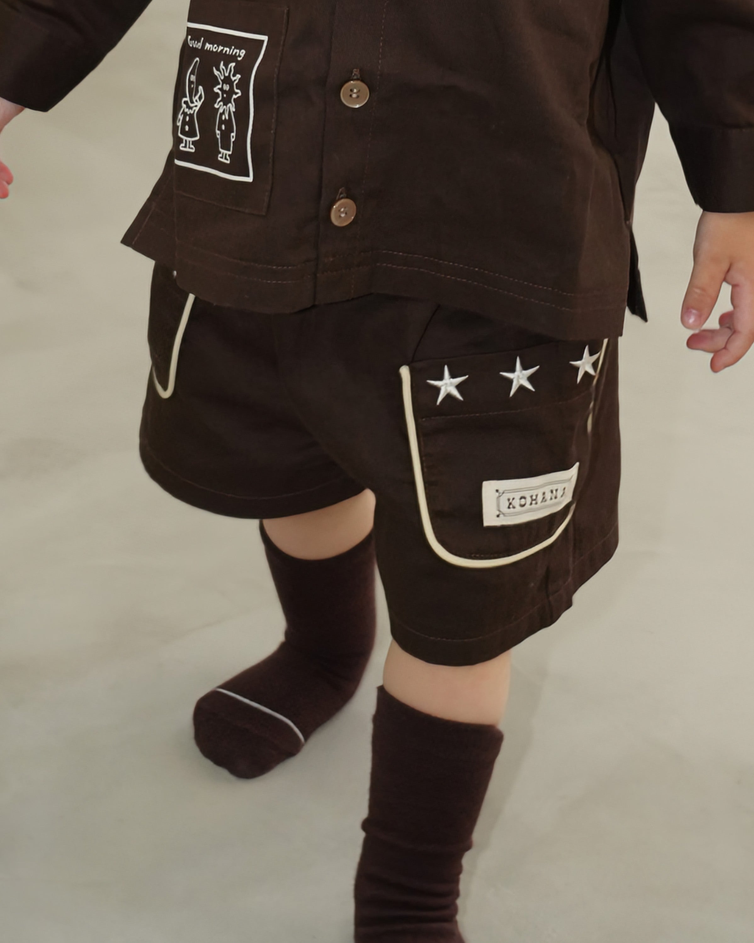 [110415] (dark gray) Cotton Twill Shorts