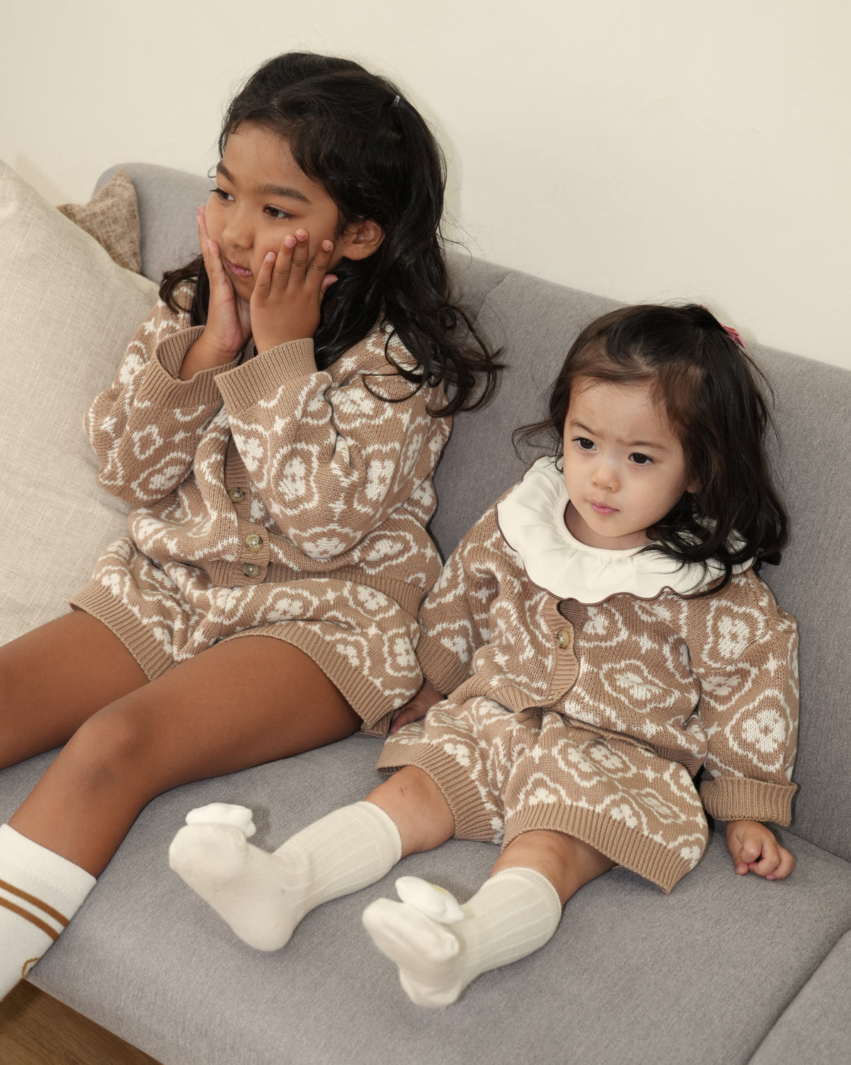 Vintage Knit Shorts【110355】 (brown)