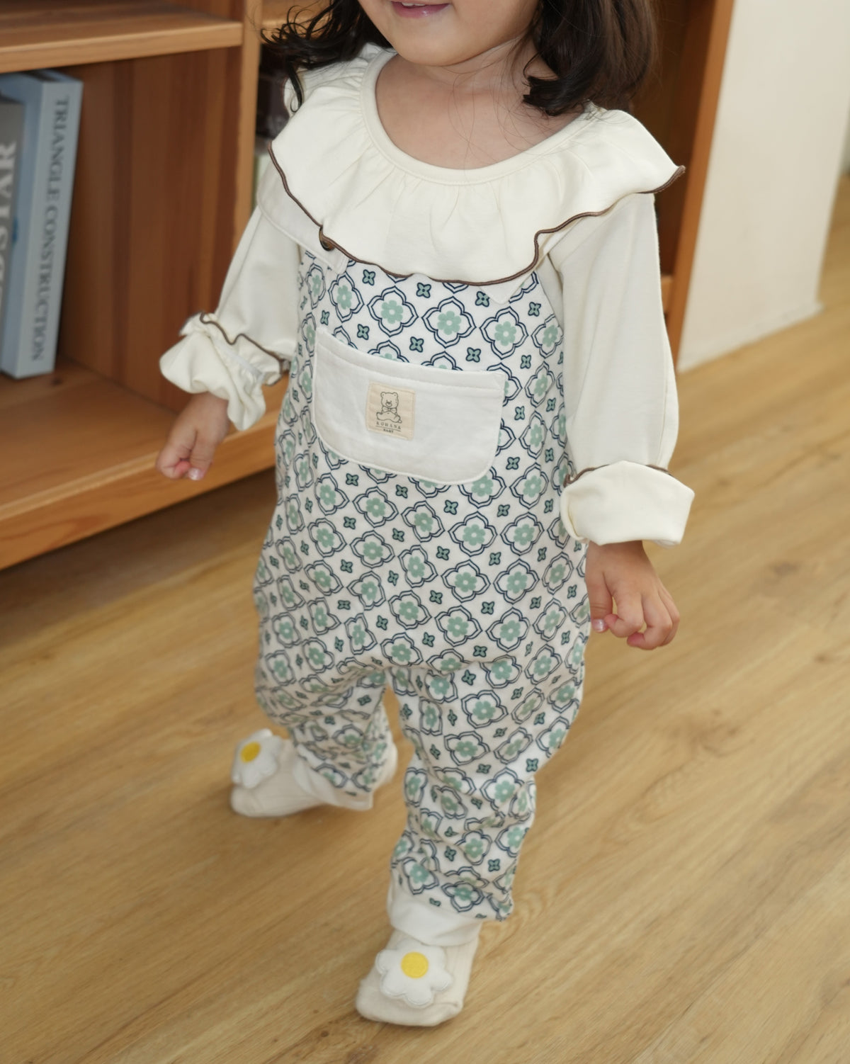 [110376] (Green) VT pattern overalls