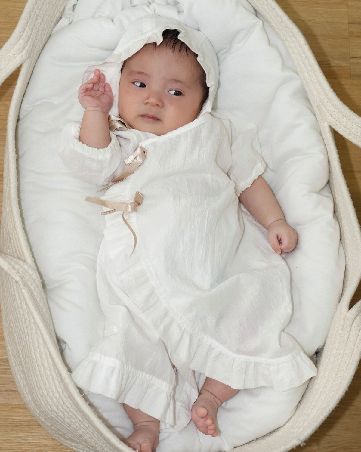 Baby Ceremony Dress (with Bonnet)【110036】