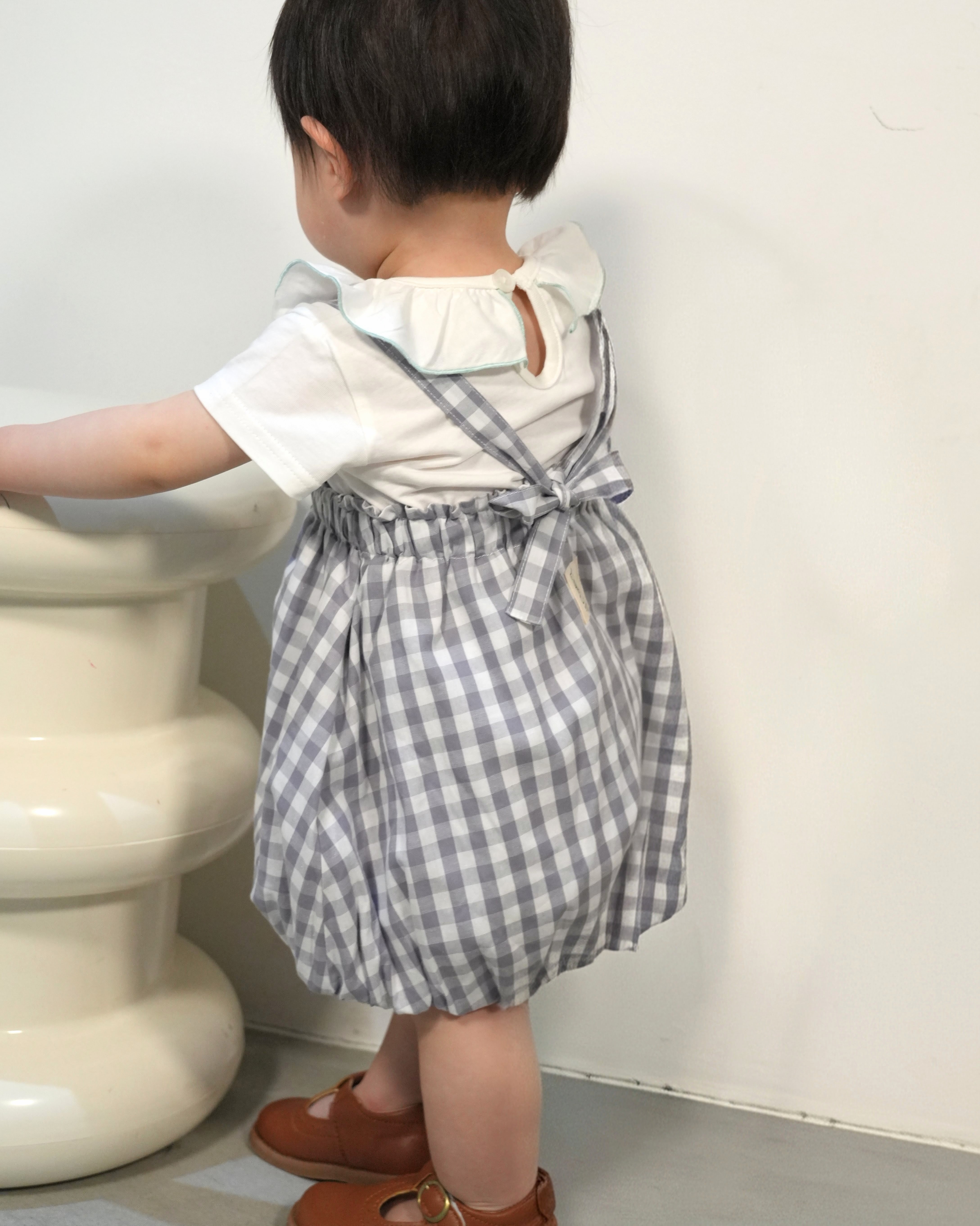 Balloon Bloomer Salopette【110043】（gray）