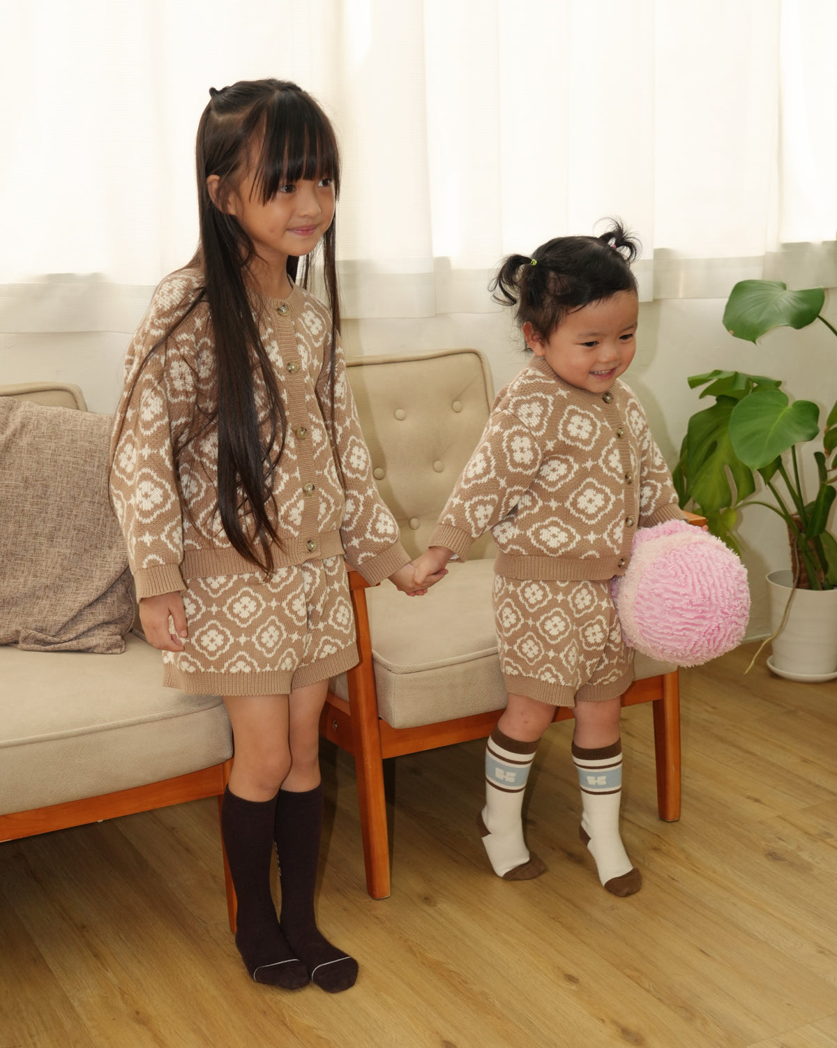 Vintage Knit Shorts【110355】 (brown)