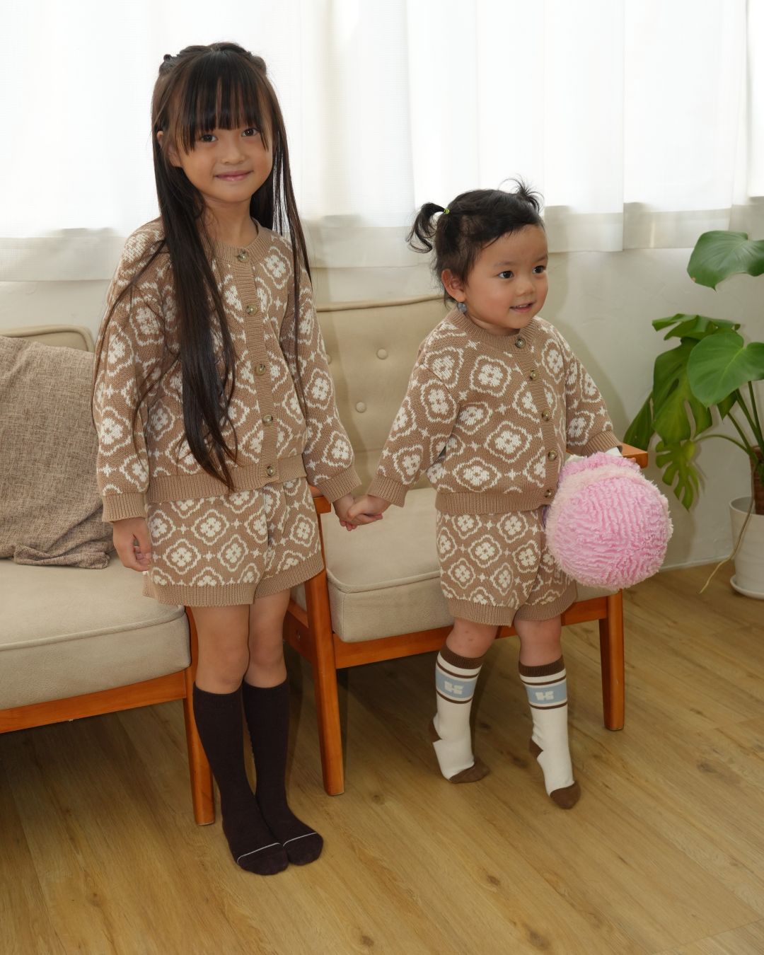 Vintage Knit Cardigan【110100】 (brown)　