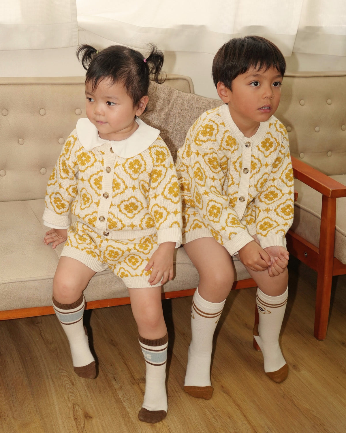 Vintage Knit Shorts【110355】 (white)　