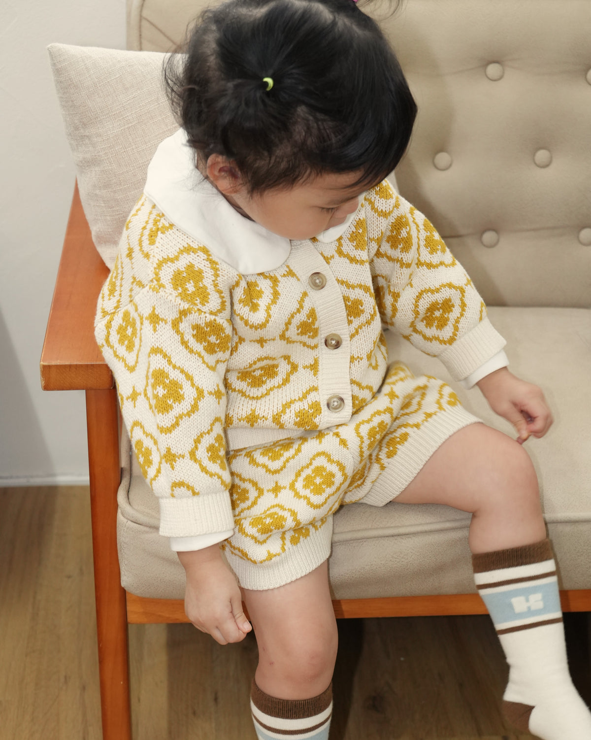 Vintage Knit Shorts【110355】 (white)　
