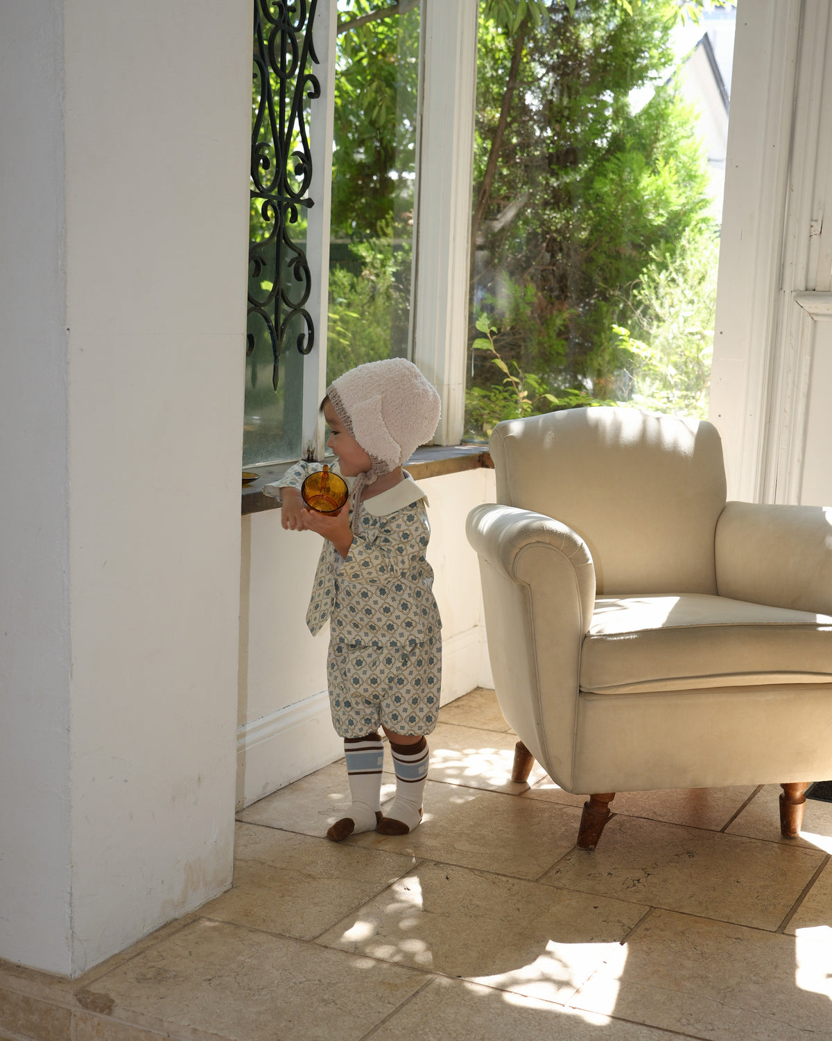 Rabbit Knit Bonnet【110643】