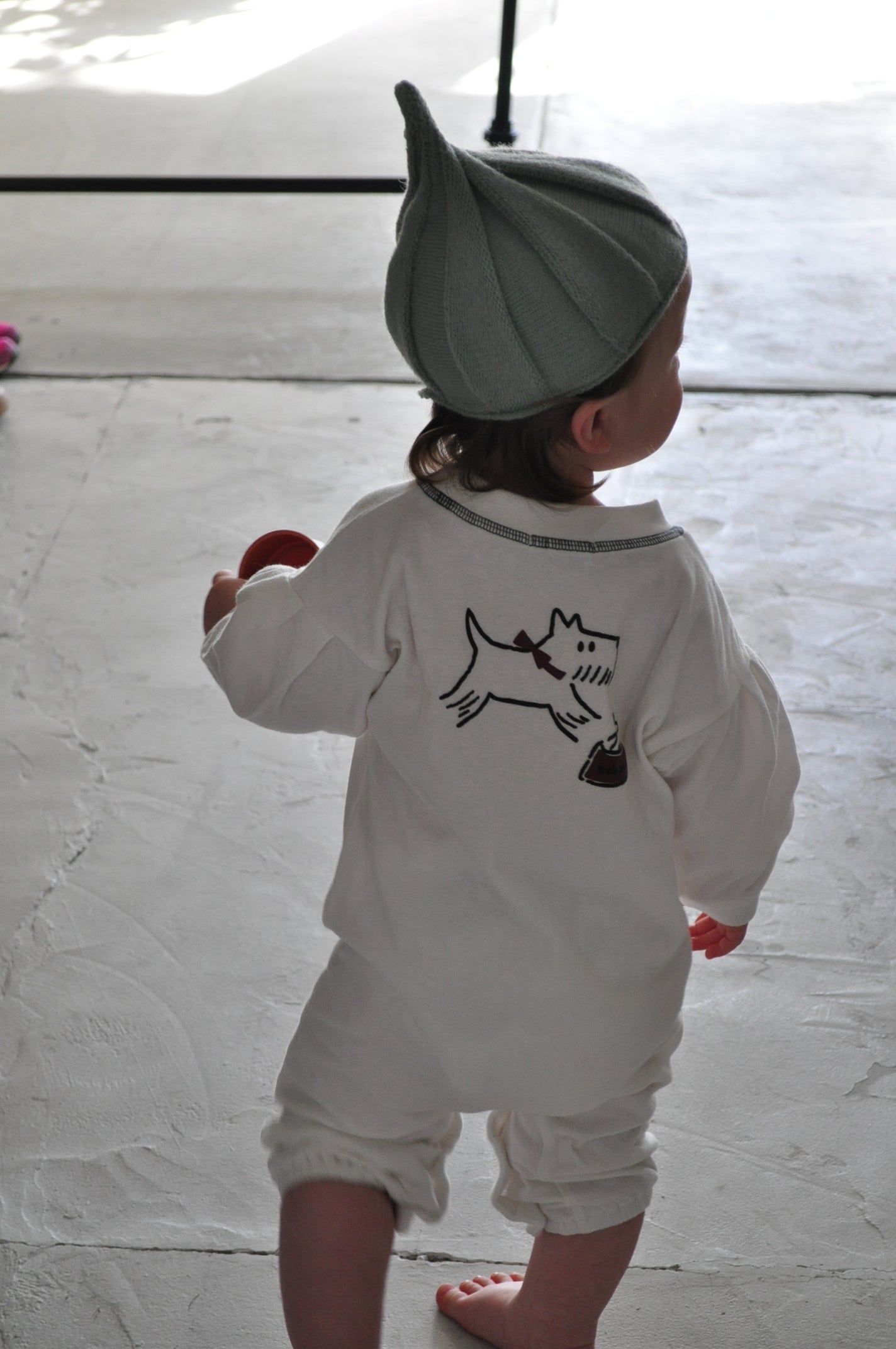 Dog Sweat Coverall【110122】（white）