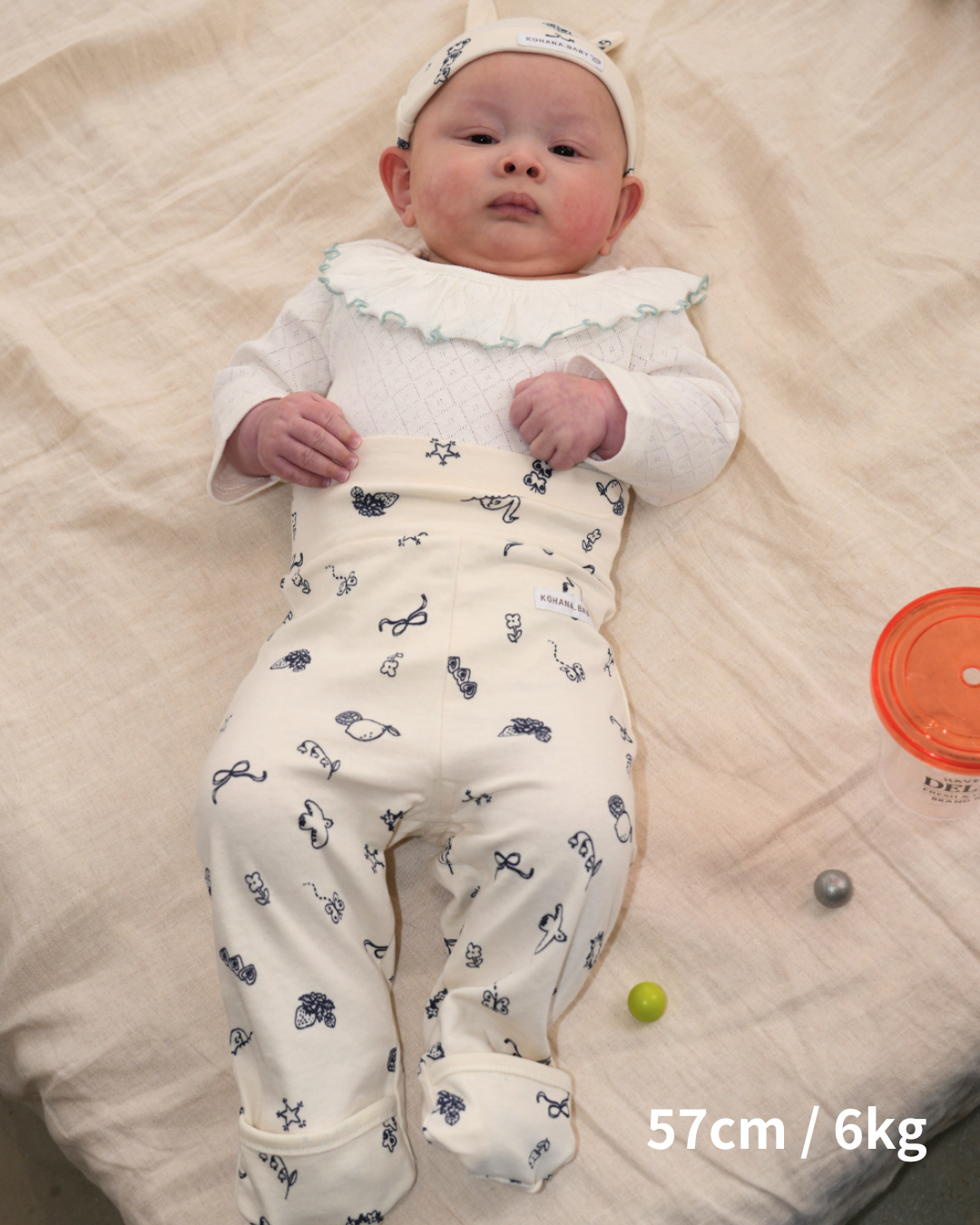 Illustrated Baby High Waist Pants【110132】