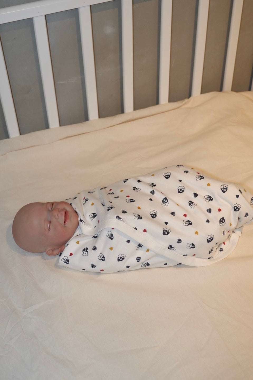 Kohana Bear All-Over Print Swaddle Blanket [110108] 