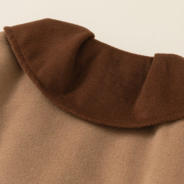Design color tweed coat [K197]
