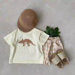 Dinosaur collar tee shirt [SL1048]