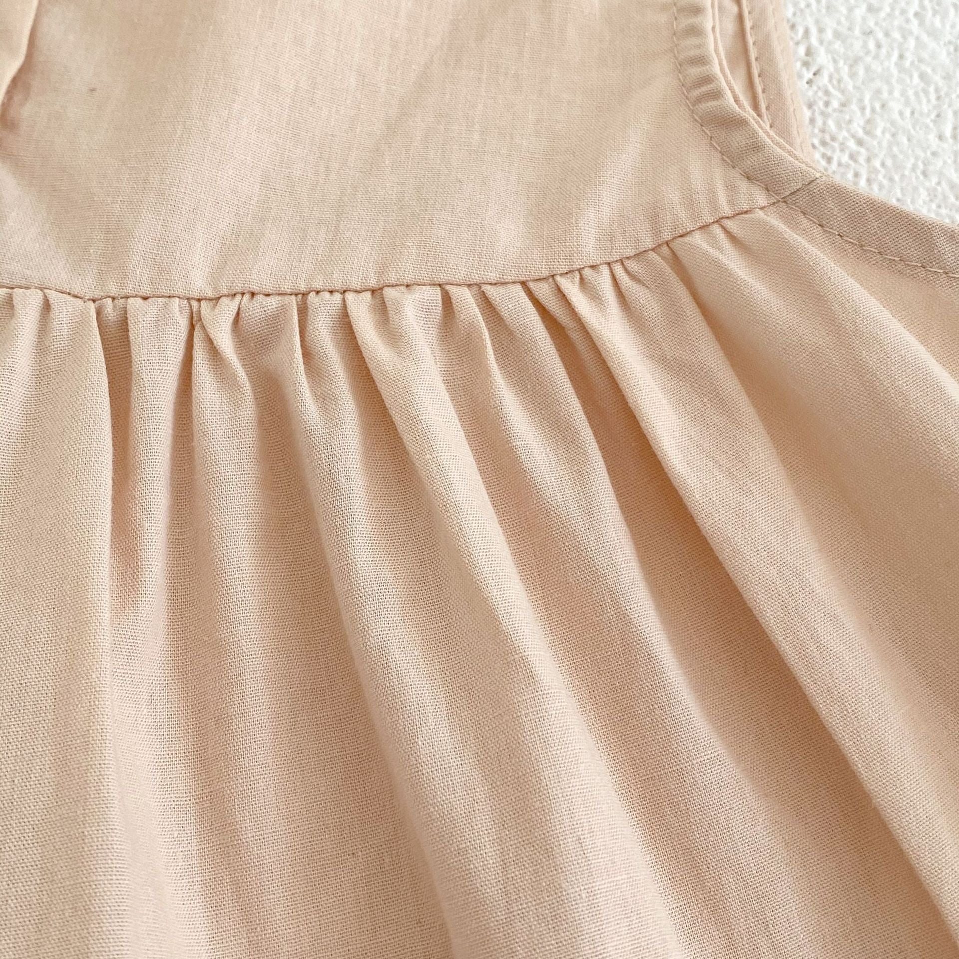 Apricot frill dress [N3092] 
