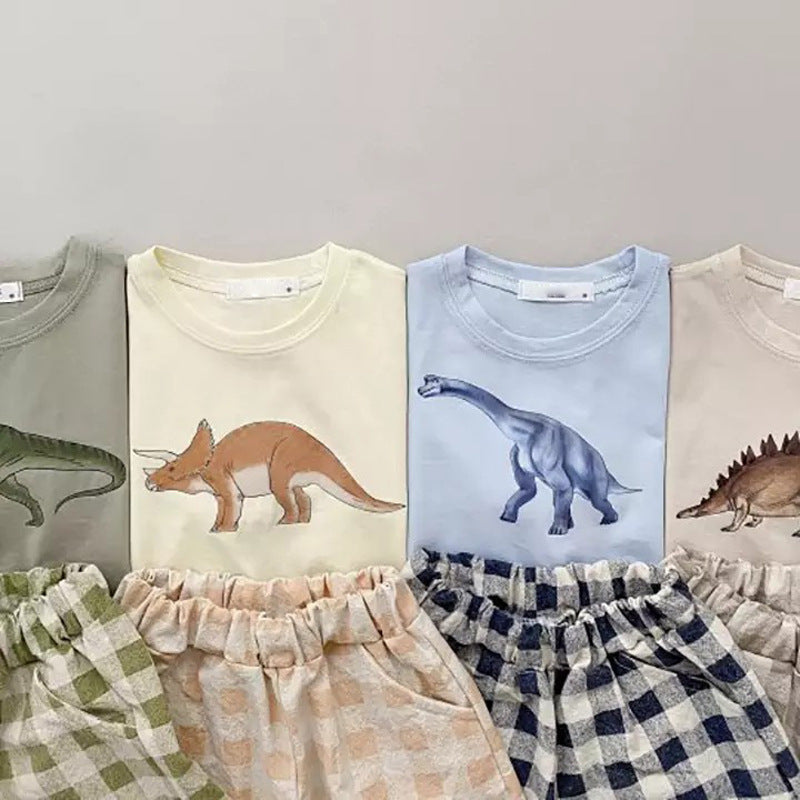 Dinosaur collar tee shirt [SL1048]