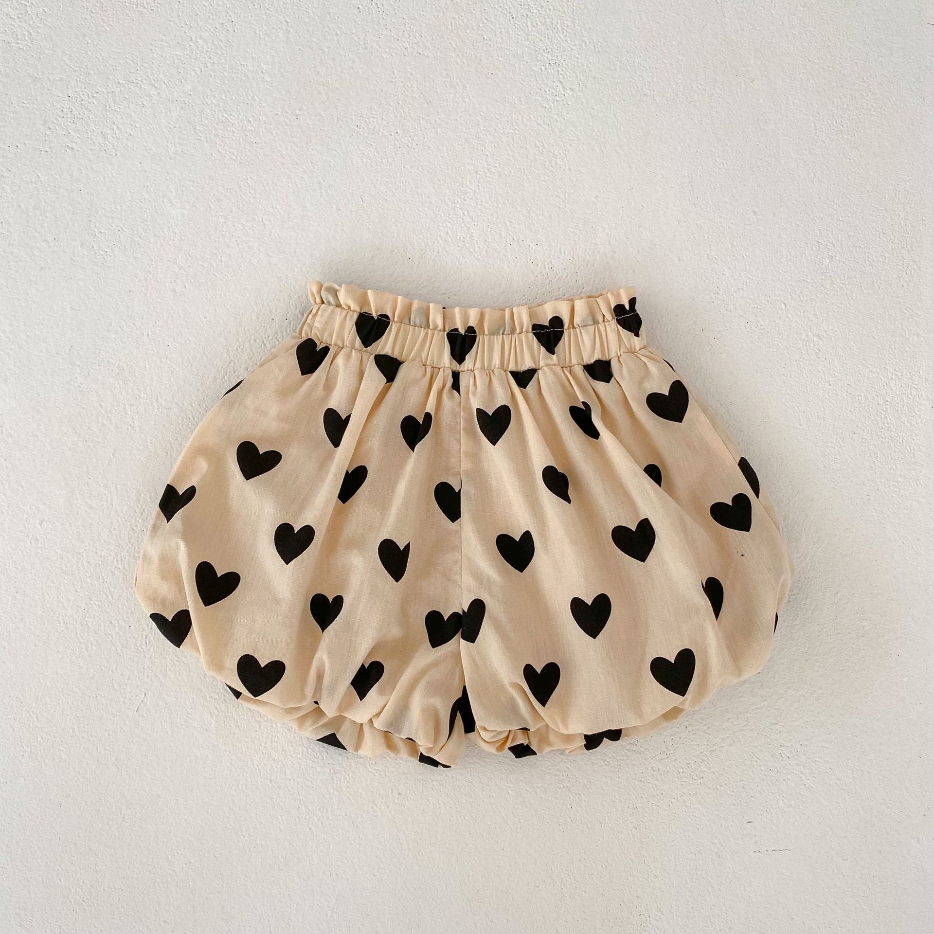 Pom pom heart knit pullover [N3221]