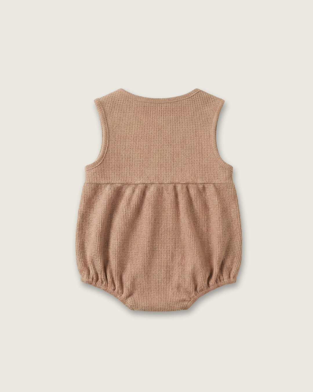 Bear Waffle Salopette【150006】（brown）