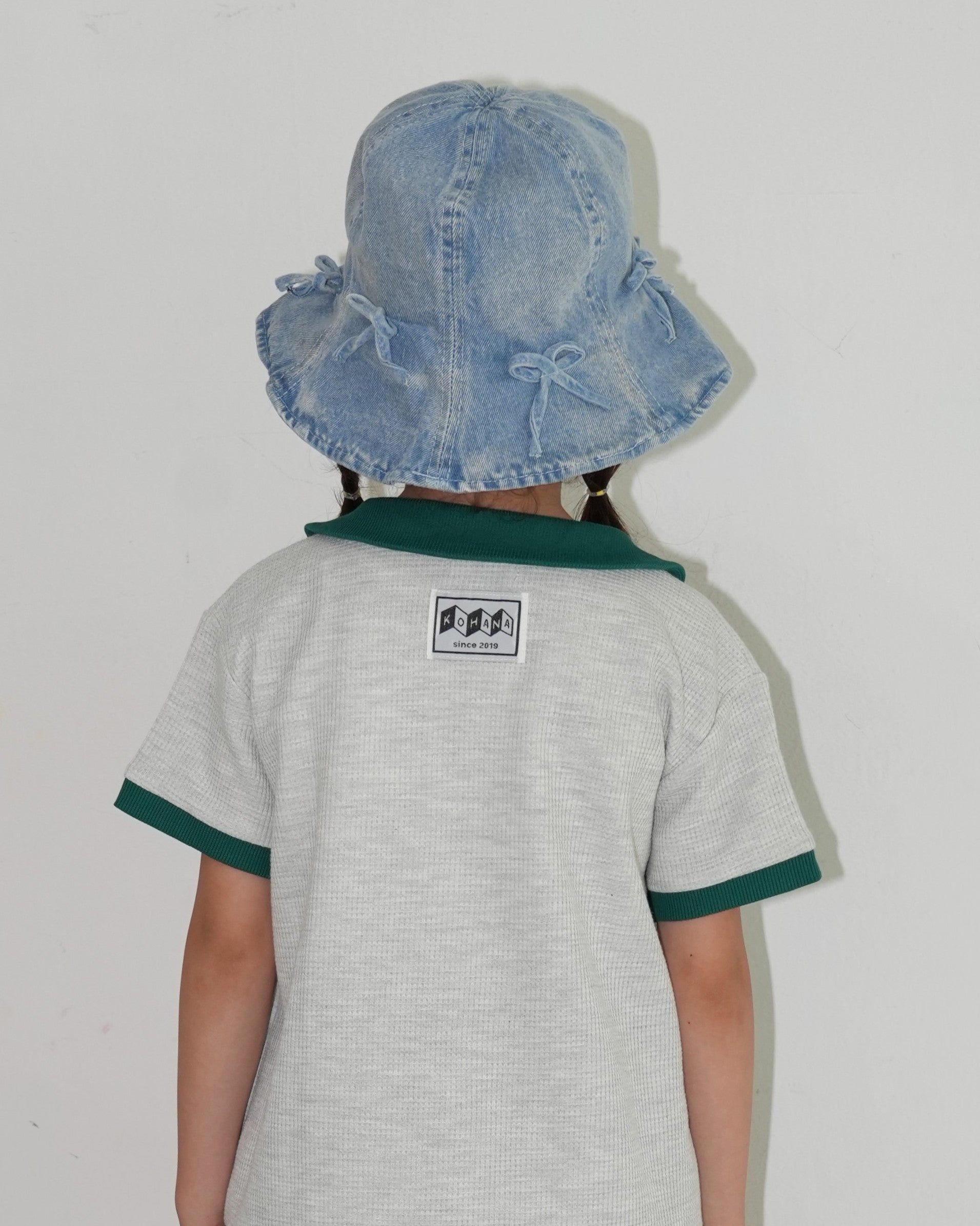 Ribbon Denim Hat【A266】