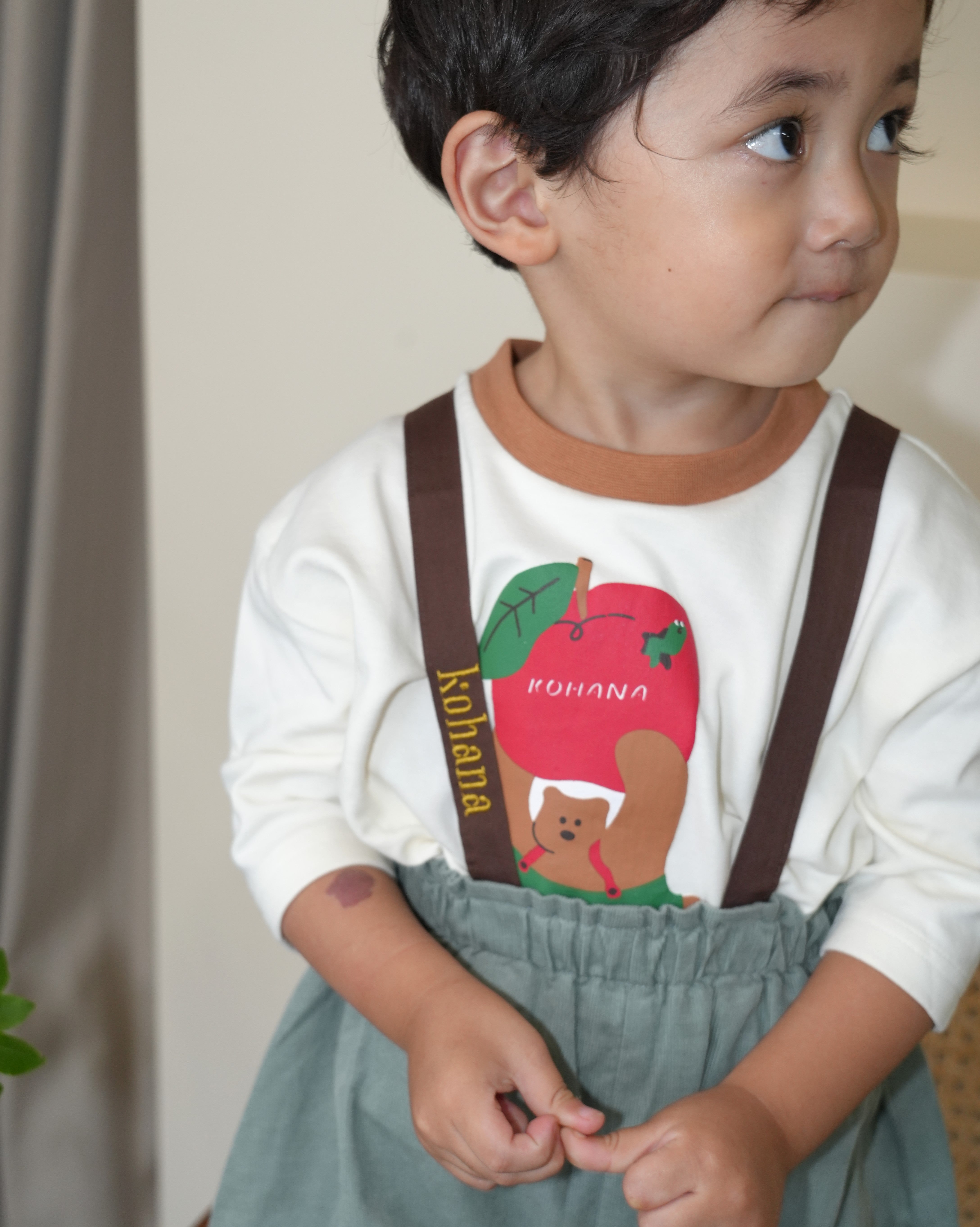 Shirt Cord Balloon Salopette【110414】 (green)