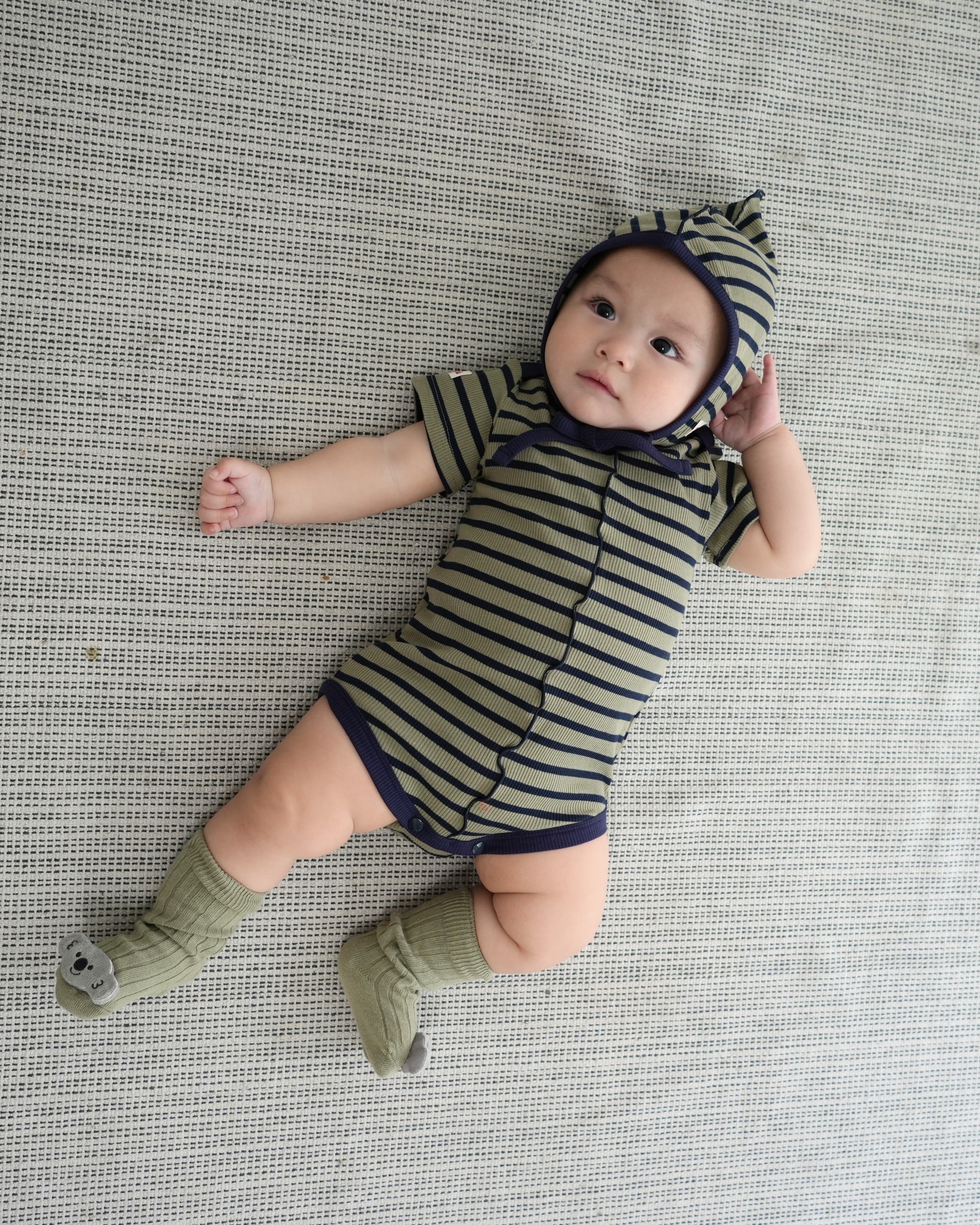 Striped Merrow Rompers【150013】 (DGR)