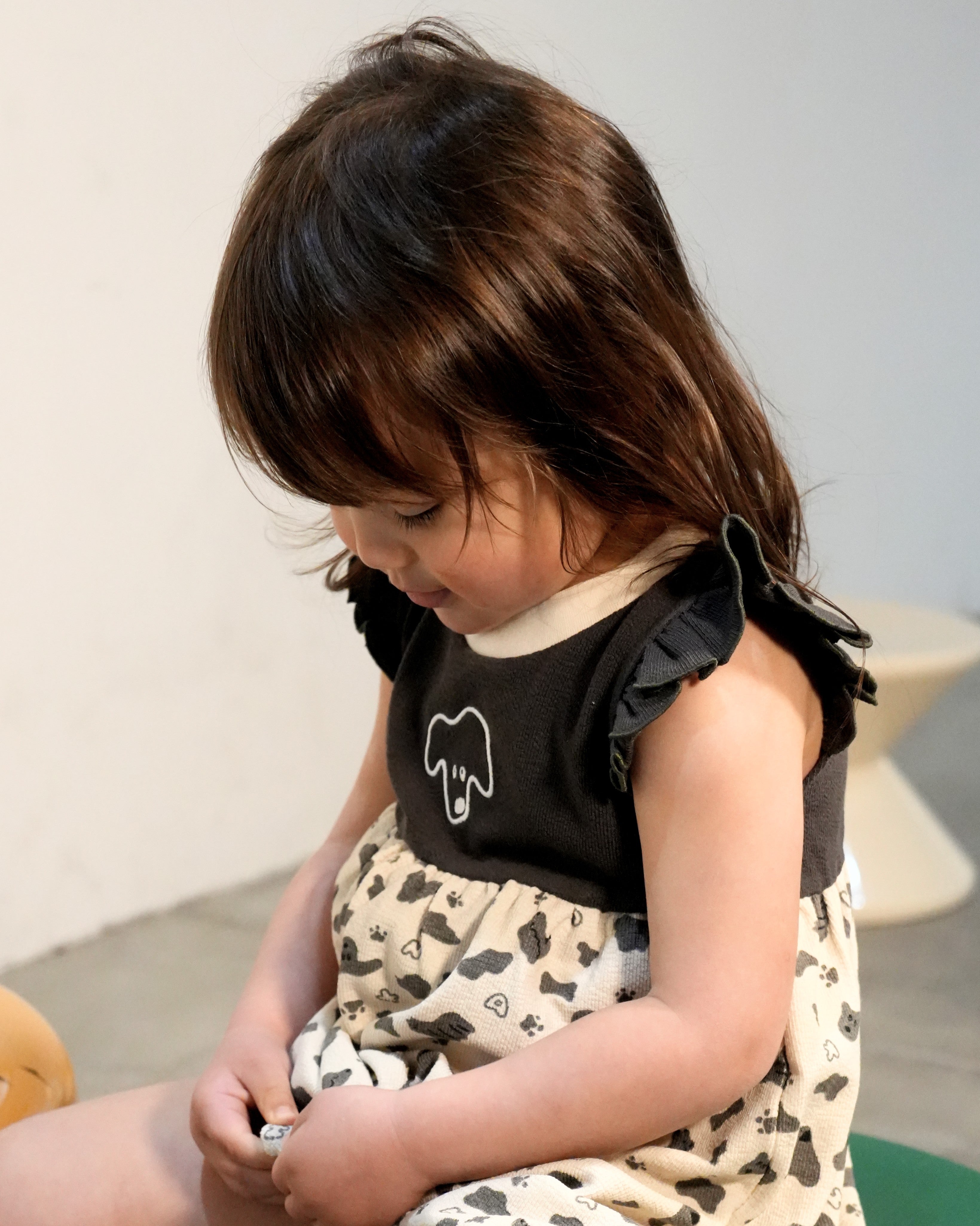 Monotone Camo Dog One Piece【110246】