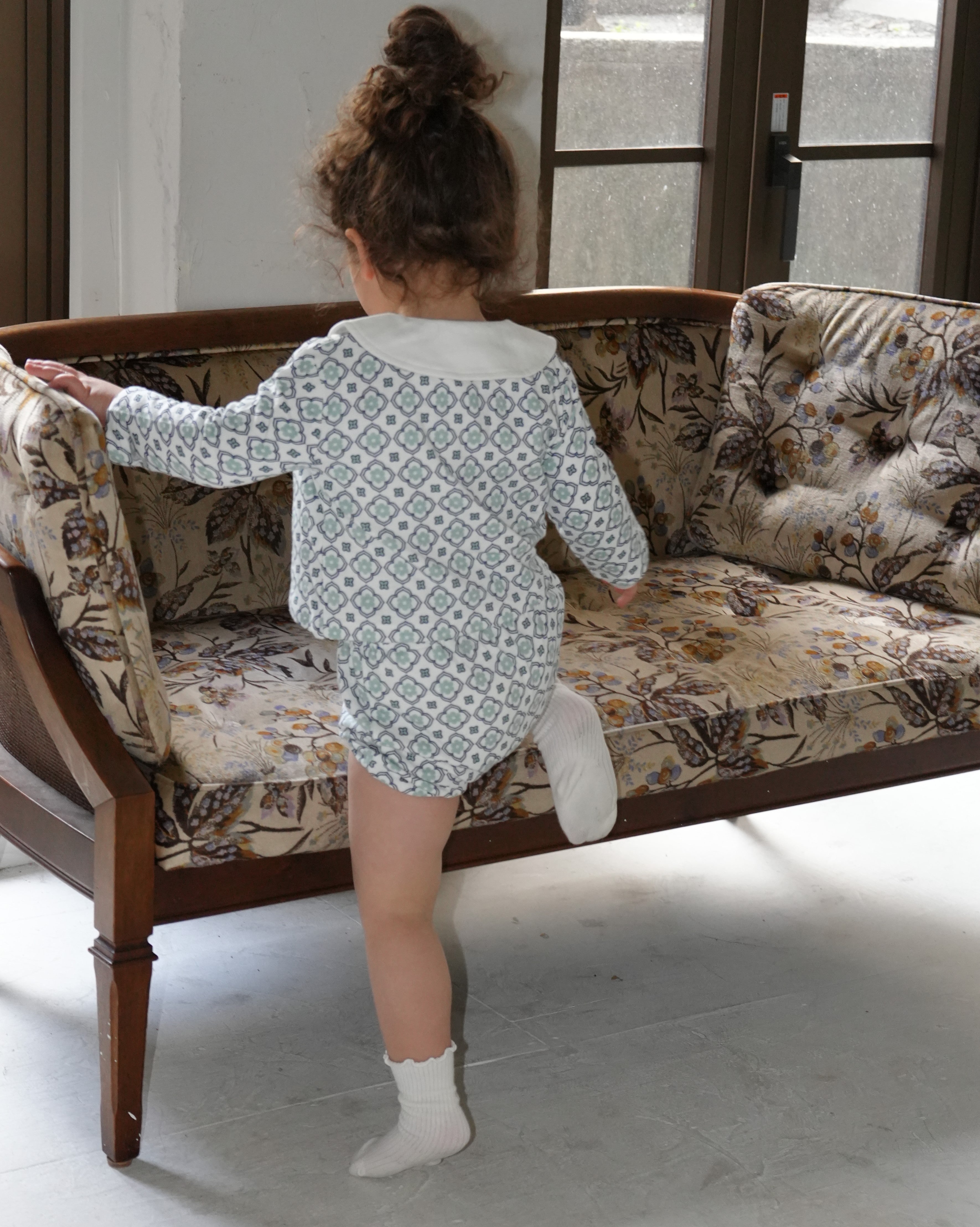 Vintage Pattern Round Collar Set up【110054】