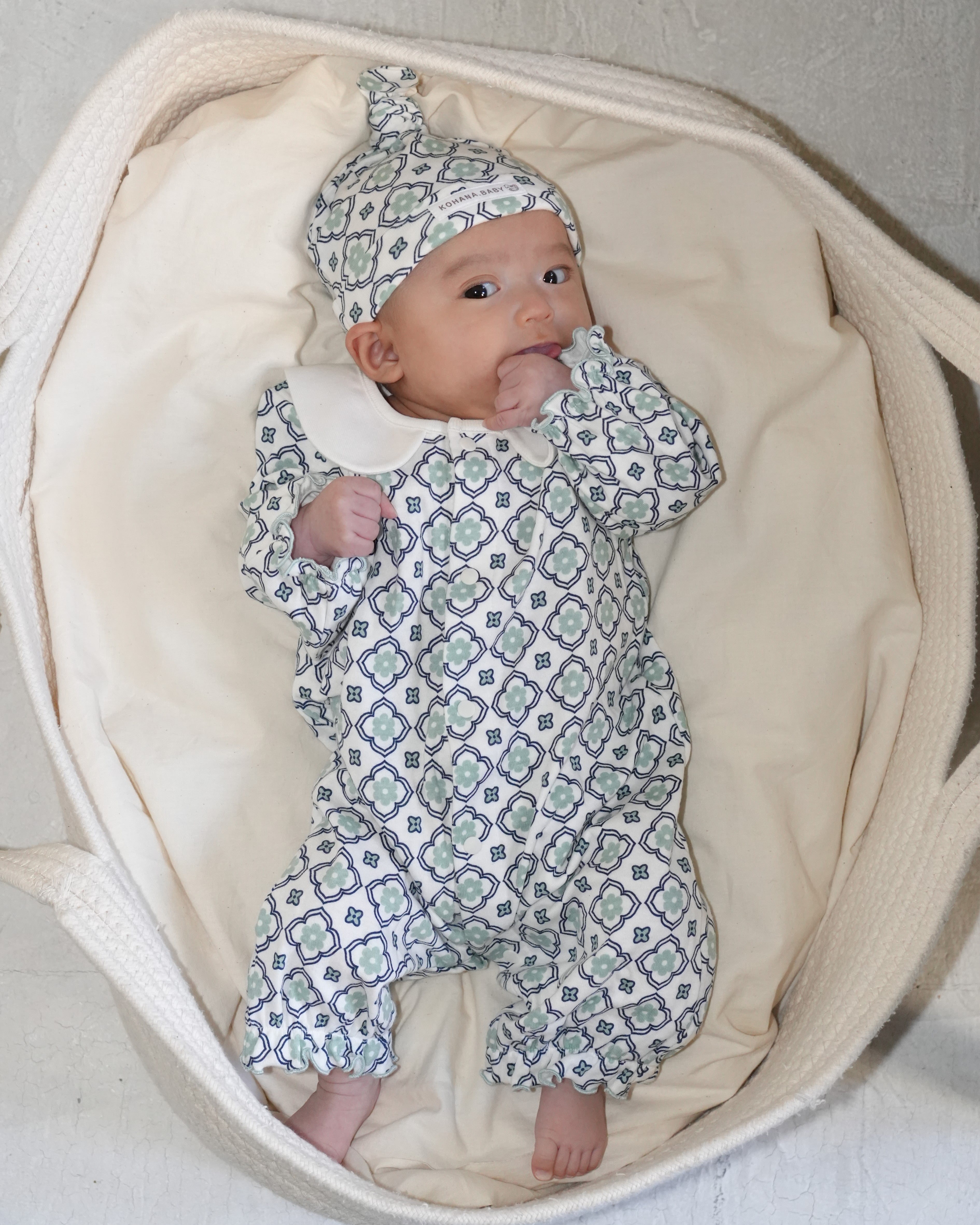 Vintage Tile Pattern Beanie【110113】